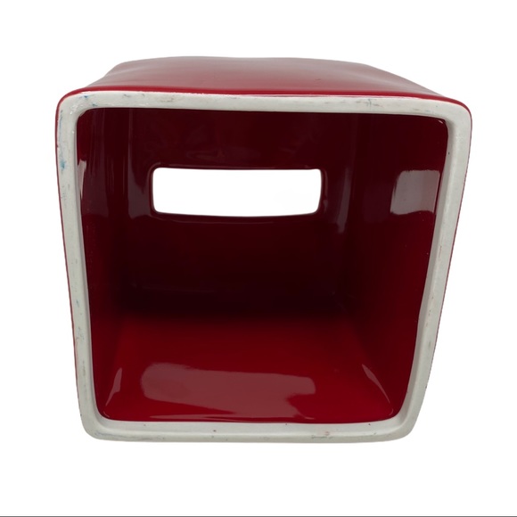 Rae Dunn MERRY CHRISTMAS Red Tissues Box - Picture 6 of 7